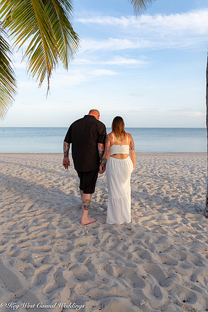 Meredith & Edwards Key West Casual Wedding-12