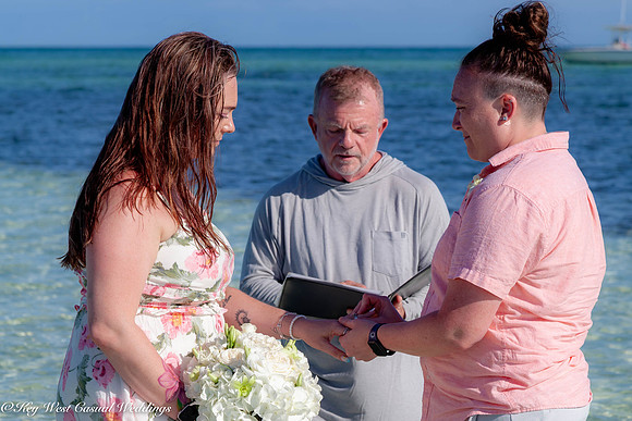 Laura & Tinas Key West Casual Wedding-15