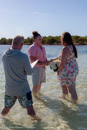 Laura & Tinas Key West Casual Wedding-6