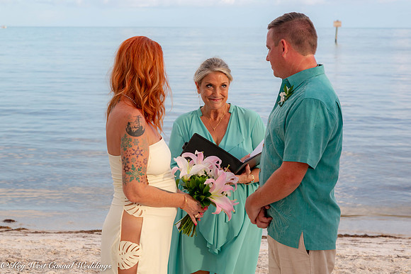 Amy & Blaines Key West Casual Wedding-6