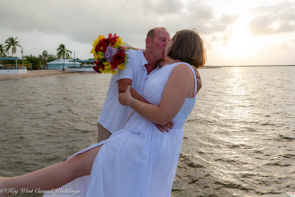 Emily & Duanes Key West Casual Wedding-11