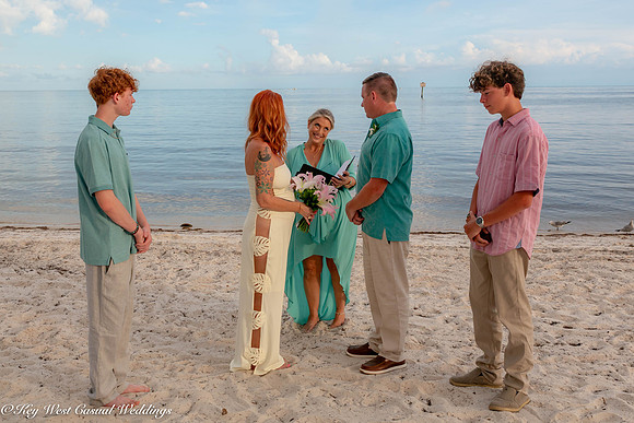 Amy & Blaines Key West Casual Wedding-7