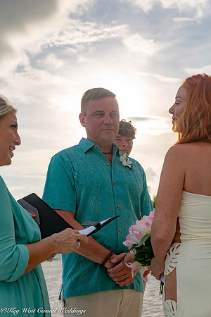 Amy & Blaines Key West Casual Wedding-5
